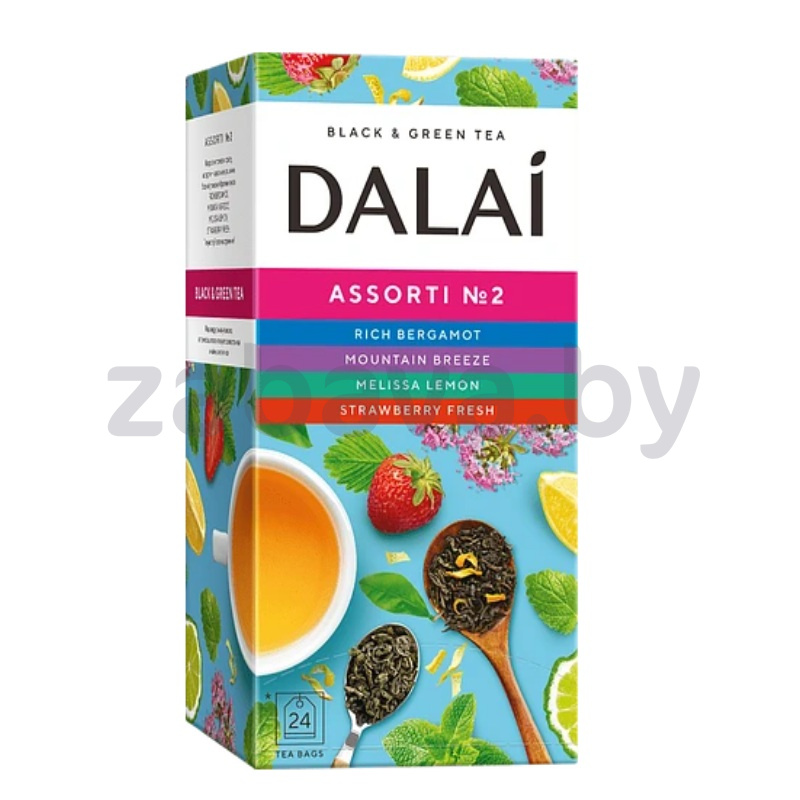 Чай черный Dalai Assorti №2, 24 пак.