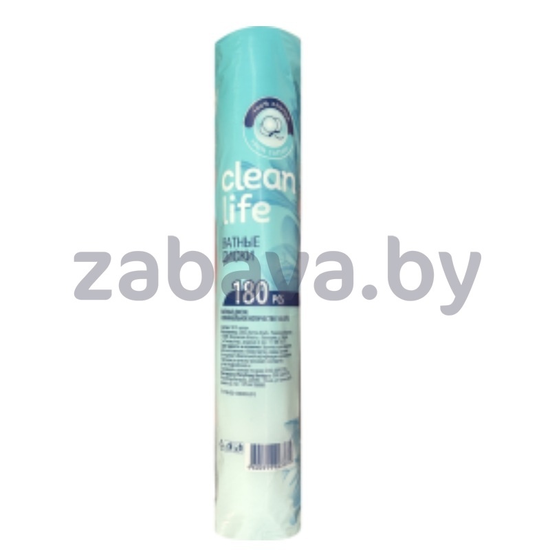 Ватные диски Clean Life, 180 шт.