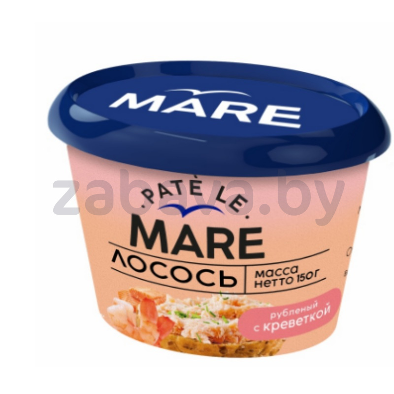 Лосось Pate le Mare, рубл., 150 г, с креветкой