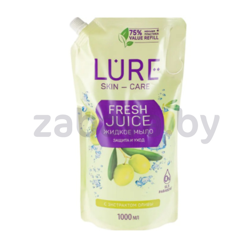 Жидкое мыло Lure, с экстрактом оливы, 1 л