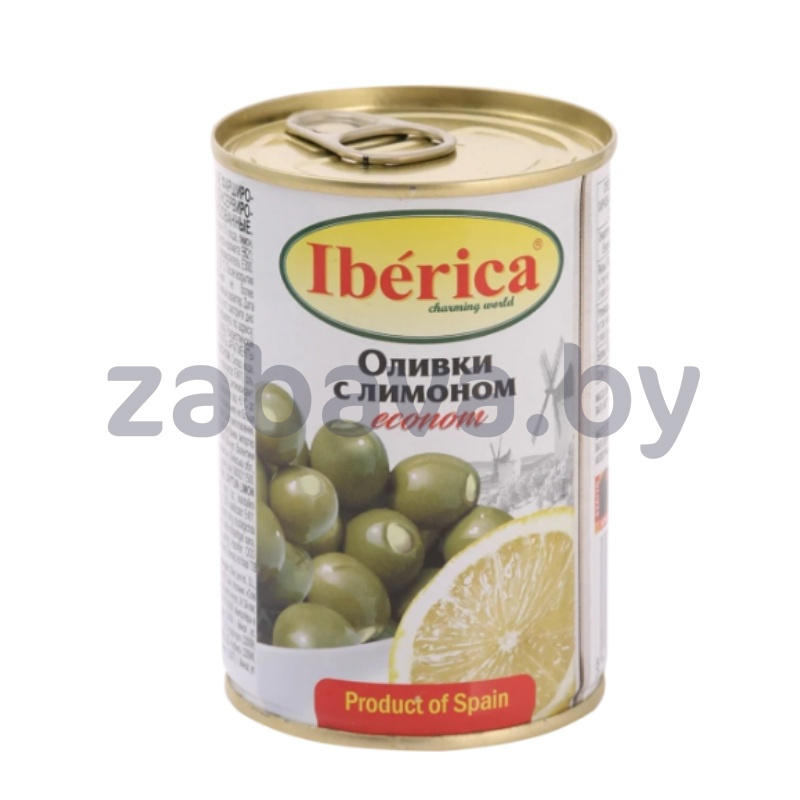 Оливки Iberica с лимоном, 280 г