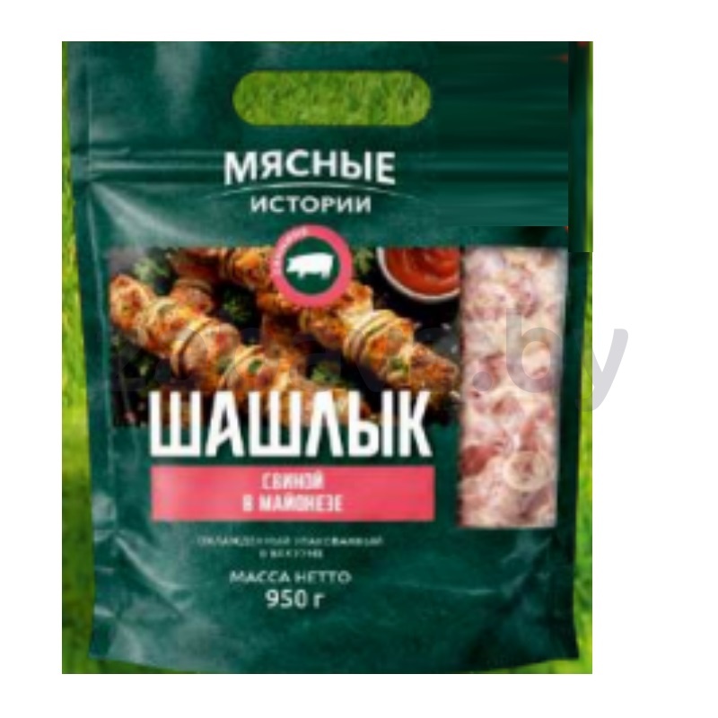 Шашлык из свинины «Мясные истории», «В майонезе», п/ф, охл., 950 г