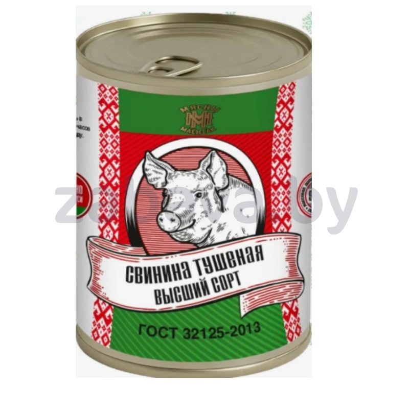 Свинина тушеная, в/с, 338 г