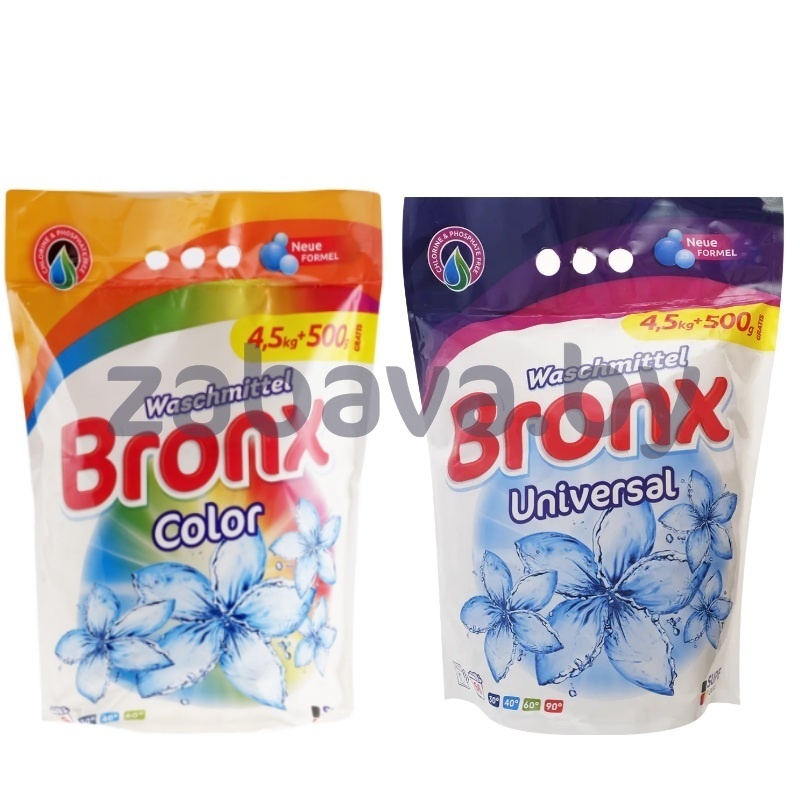 Порошок для стирки Bronx, universal/color, универсал/колор, 5 кг
