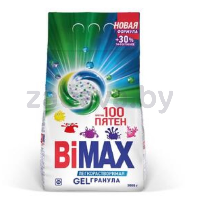 Порошок cтиральный BiMax Automat «100 пятен», 3 кг