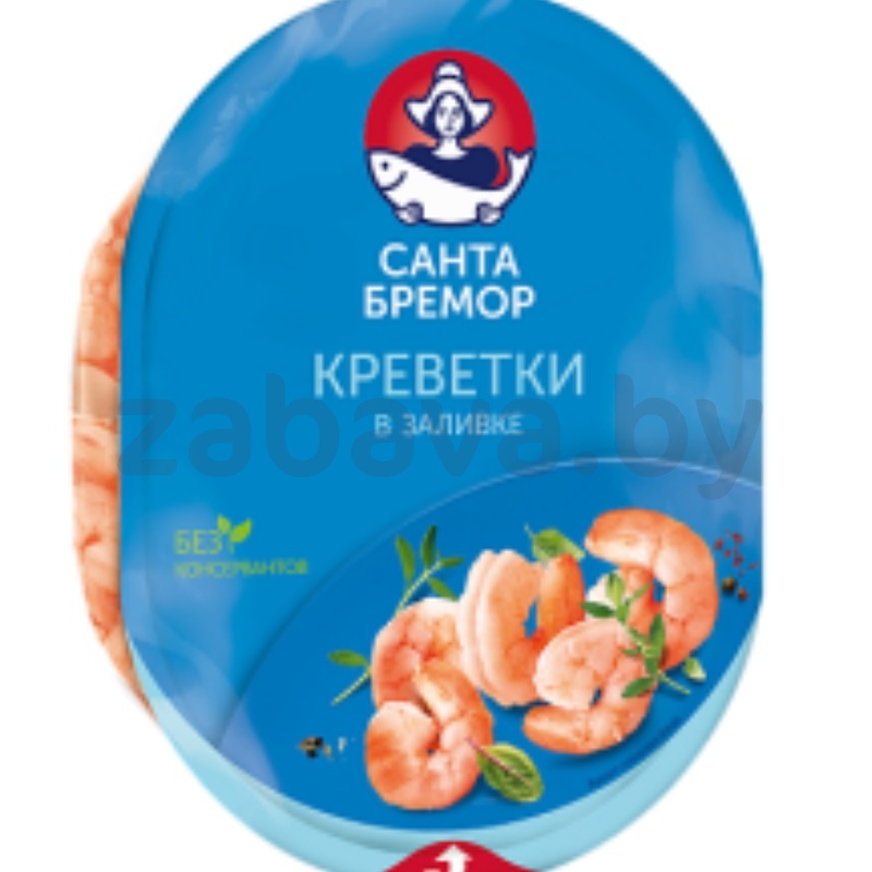 Мясо креветки в заливке «Санта Бремор», 180 г
