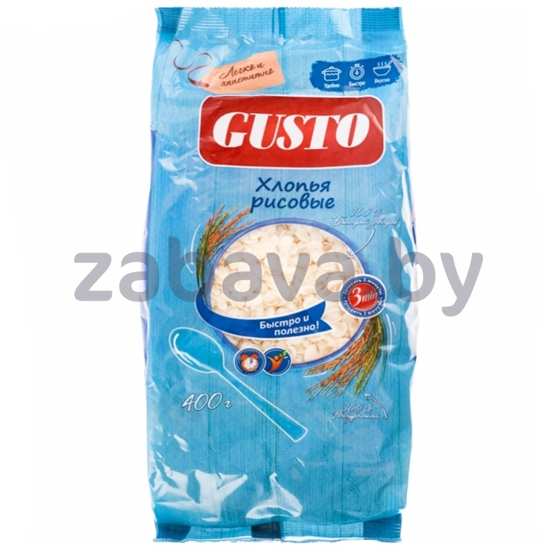 Хлопья рисовые Gusto, 400 г
