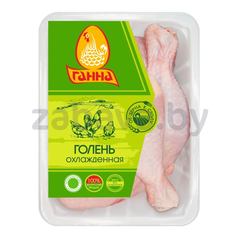 Голень цыпленка-бройлера «Ганна», п/ф, охл., 1 кг