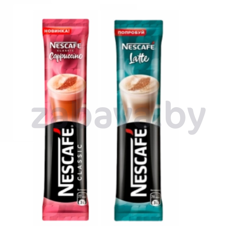 Кофейный напиток Nescafe Classic, латте/капучино, 18 г