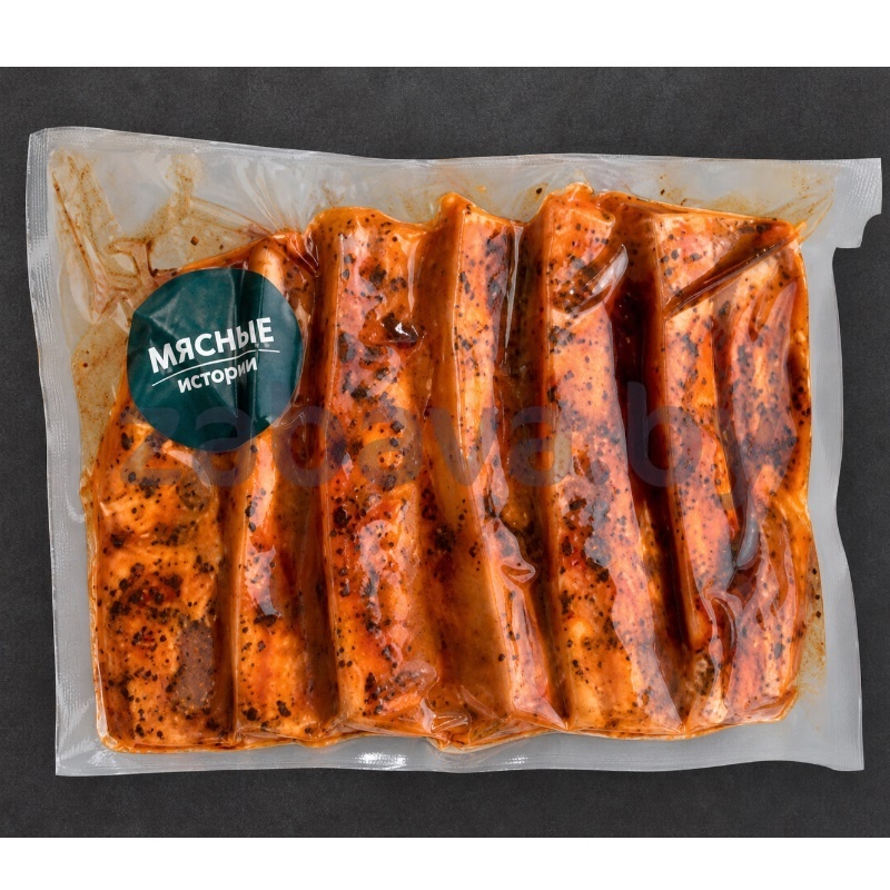 Грудинка для барбекю «Мясные истории», охл., в/у, 1 кг
