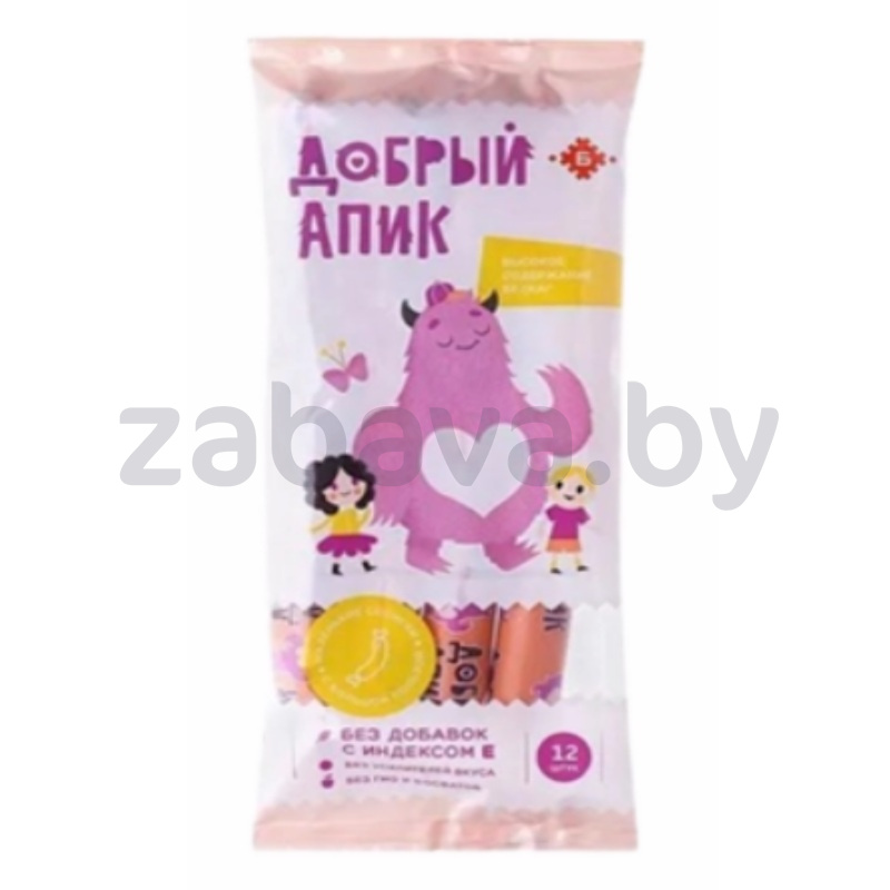 Сосиски «Добрый Апик», в/с, «Бресткий» МК, 430 г