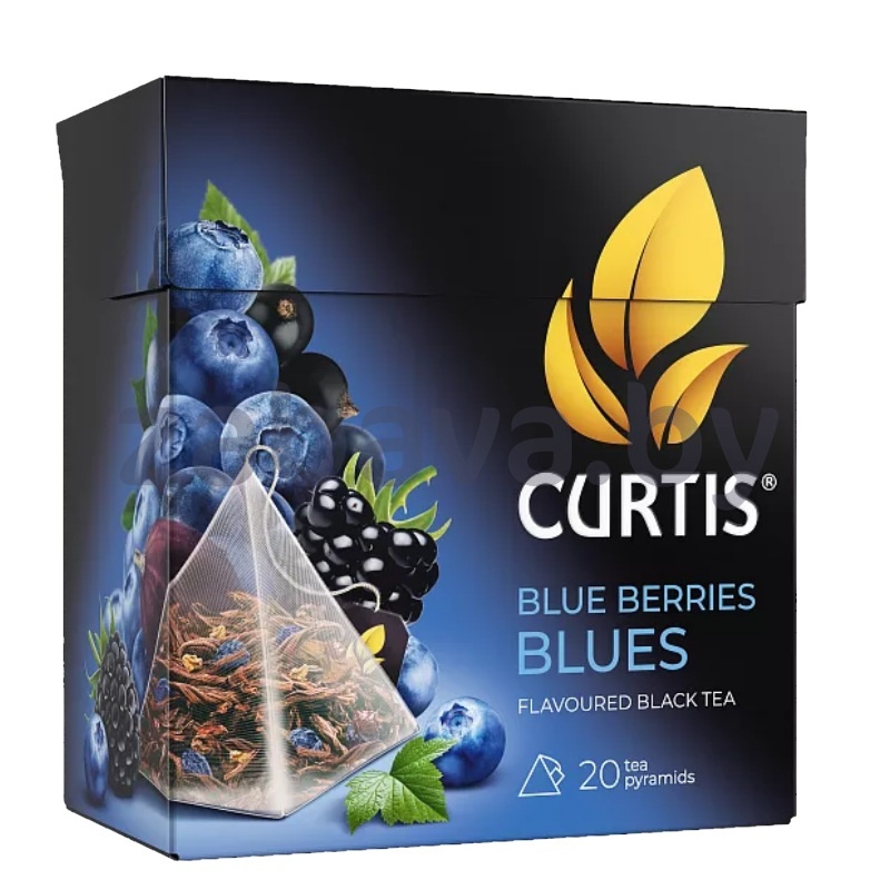 Чай черный Curtis Blue Berries Blues, 20 пир.