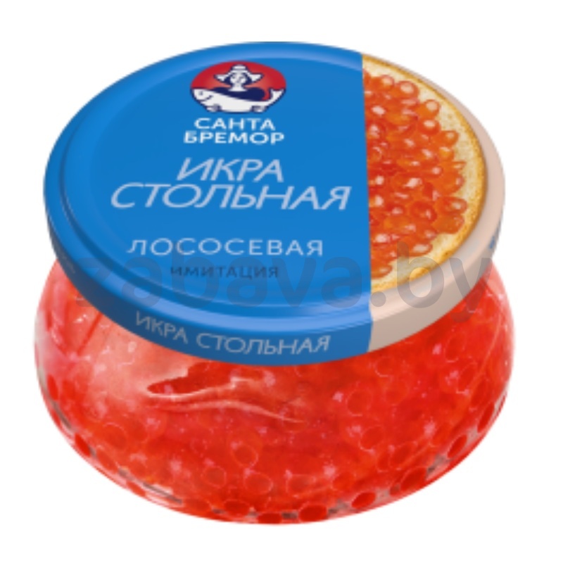 Икра лососевая «Санта Бремор» «Стольная», имитация, 230 г