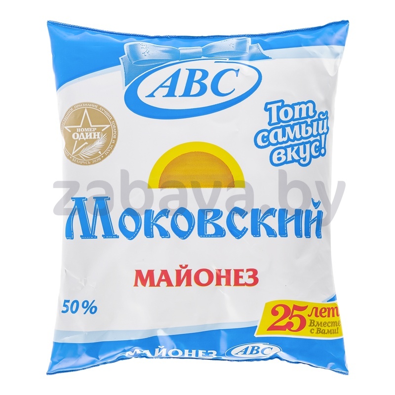 Майонез ABC «Моковский», 50%, 360 г