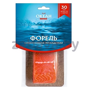 Форель радужная «Океан в подарок», филе-кусок, н/к, с/с, 200 г