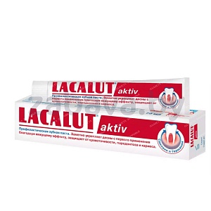 Зубная паста Lacalut Aktiv, 100 мл