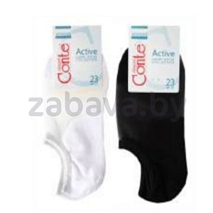 Носки женские Conte Elegant Active, ультракороткие, в ассорт.
