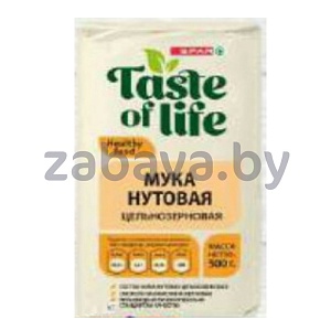 Мука нутовая Spar Taste Of Life, цельнозерновая, 500 г