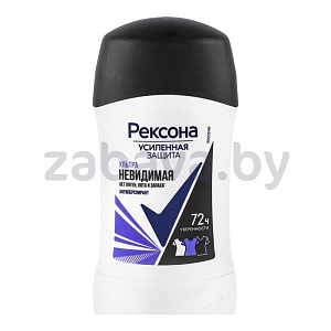 Антиперсперант-карандаш «Рексона», 40 мл, ультраневид.