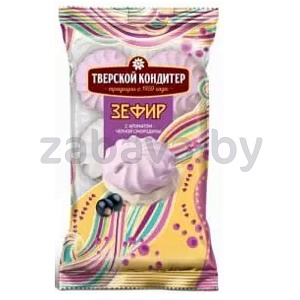 Зефир «Тверской кондитер», 250 г, черная смородина