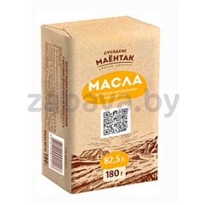 Масло сладкослив. «Суседскi маёнтак» 82,5%, 180 г