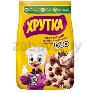 Готовый завтрак «Хрутка Duo», шоколад, обогащ. кальцием, 460 г