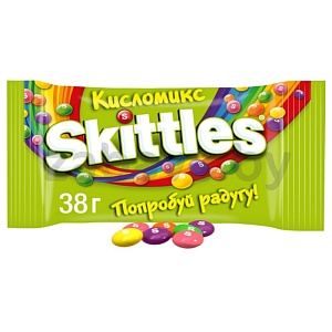 Конфеты жевательные Skittles «Кисломикс», 38 г