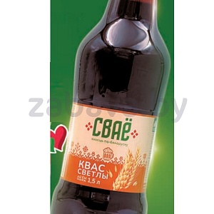 Квас светлый «Сваё», 1,5 л