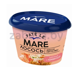 Лосось Pate le Mare, рубл., 150 г, с креветкой